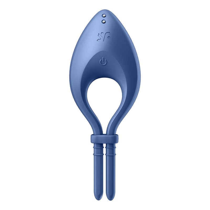 Satisfyer bullseye - cock ring - Blue, Product front view  | Flirtybay.com.au